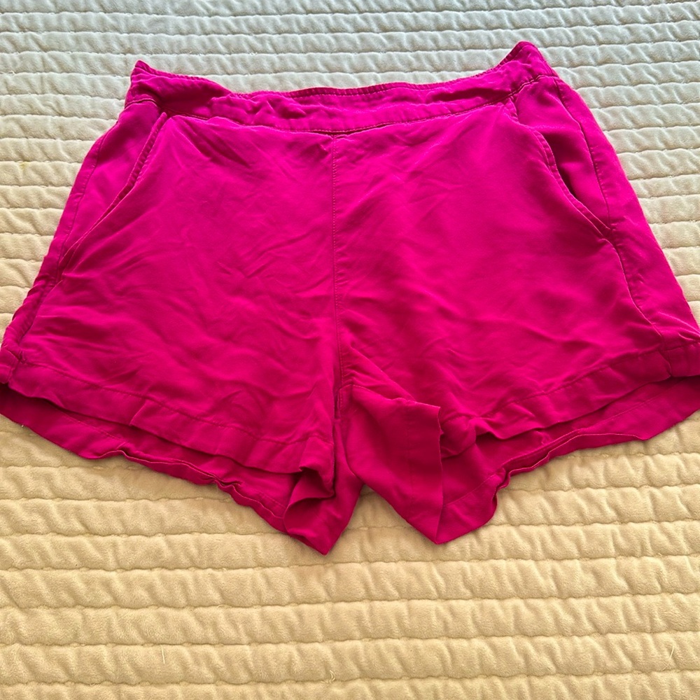 Pink breezy dress shorts